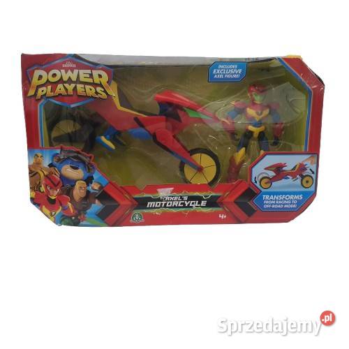 Power Players pojazd i figurka Axel motor sprzedam