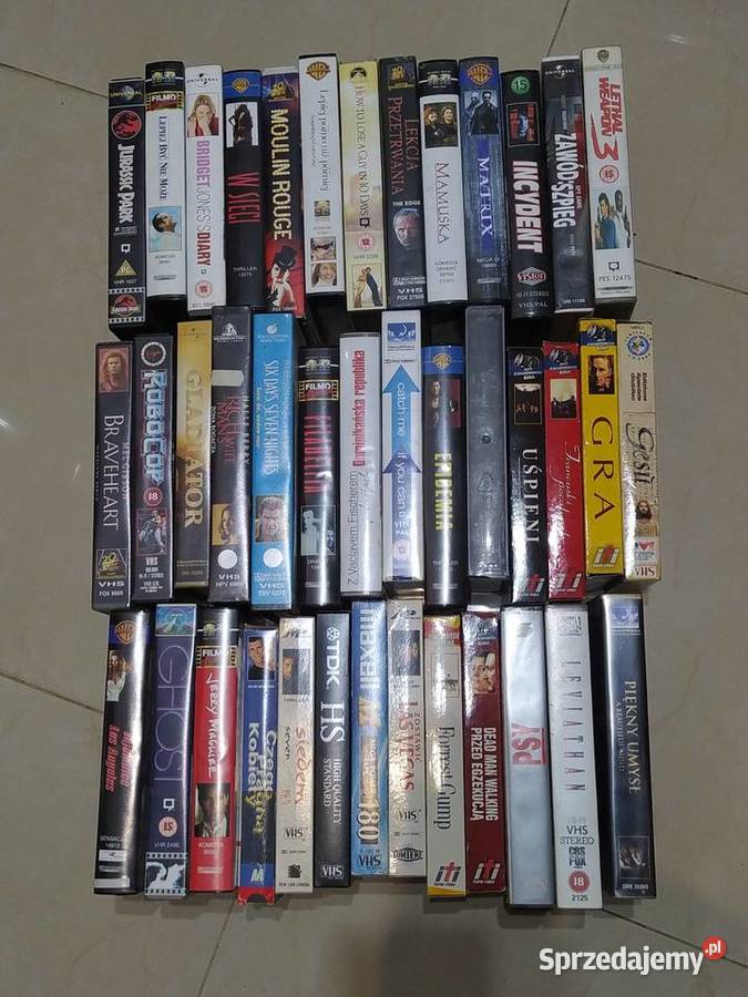 Zestaw kaset VHS