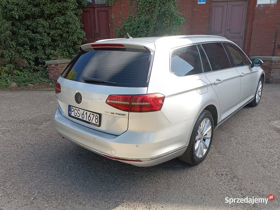 PASSAT B8 20 TDI 190 HIGHLINE SALON POLSKA ACC odtwarzacz DVD Volkswagen Krobia