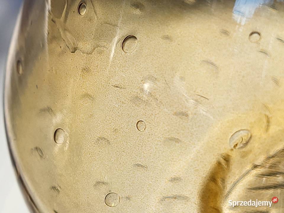 Klosze z czasów PRL lekko żółty miodowy kolor