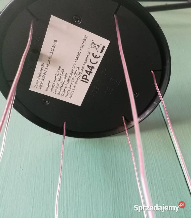 Dzwonki solarne LED wietrzne ważki