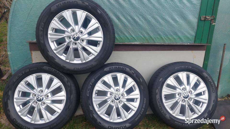Nowe koła 17 alufelgi z oponami VW Multivan T7 Średnica 17" śląskie Przystajń sprzedam