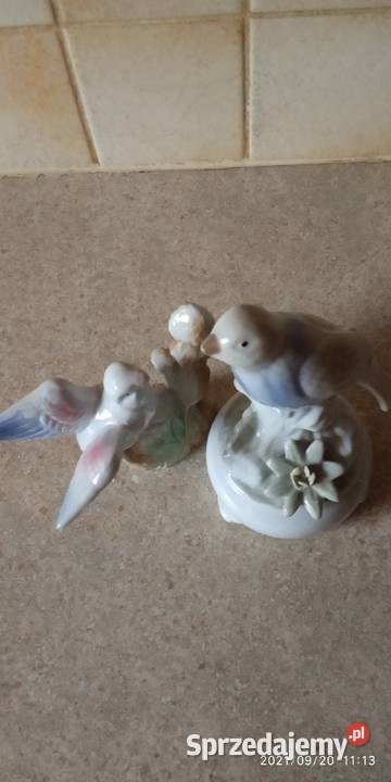 porcelanowe ptaszki Antyki, Sztuka, Kolekcje Nowy Targ sprzedam