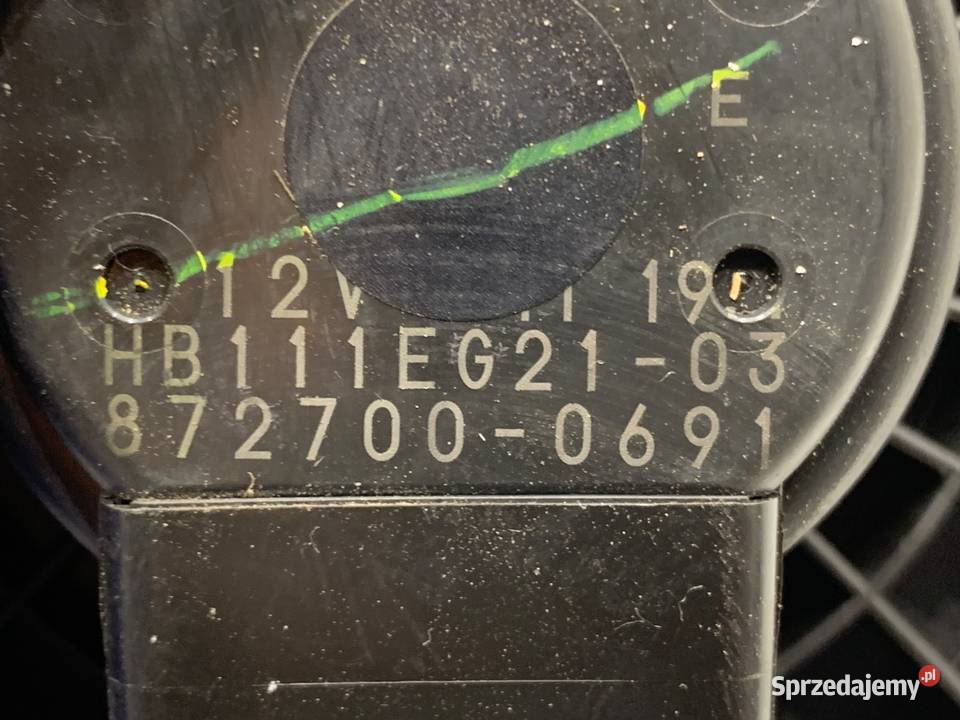 DMUCHAWA NAWIEWU MAZDA CX7 8727000691 WENTYLATOR osobowe sprzedam