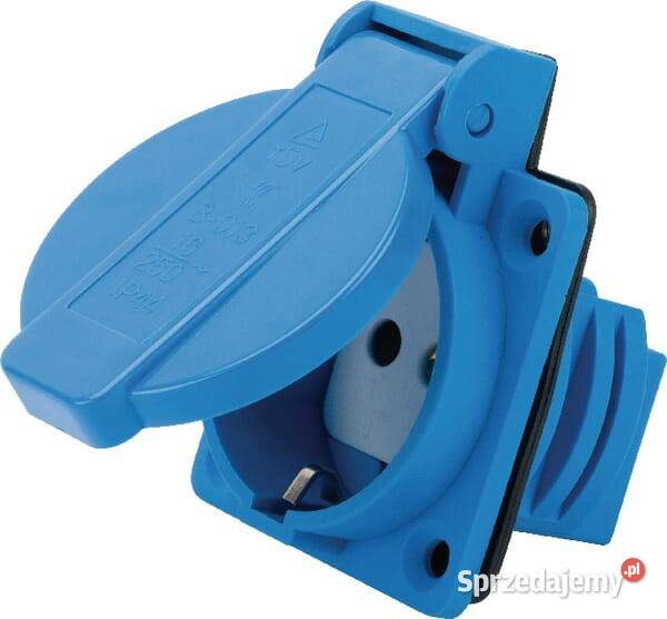 Gniazdo 16A niebieskie 103855GS Kamionna