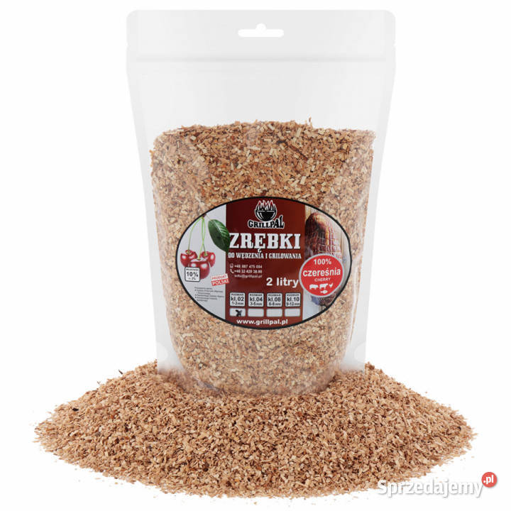 Zrębki wędzarnicze CZEREŚNIA KL-02/2L GRILLPAL