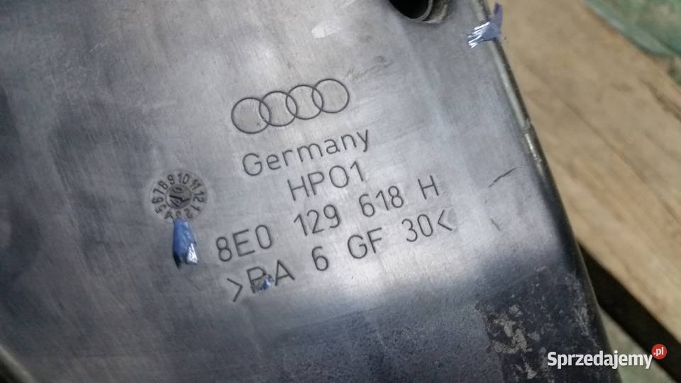 wlot powietrza caly kpl 8e0129618h a4b7 Bełchatów