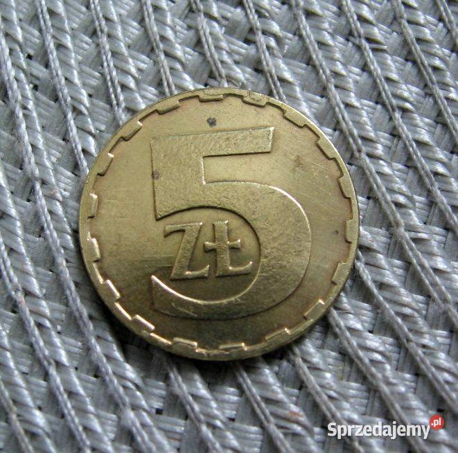 Polska 5 1985r Przesunięty stępel Kalisz
