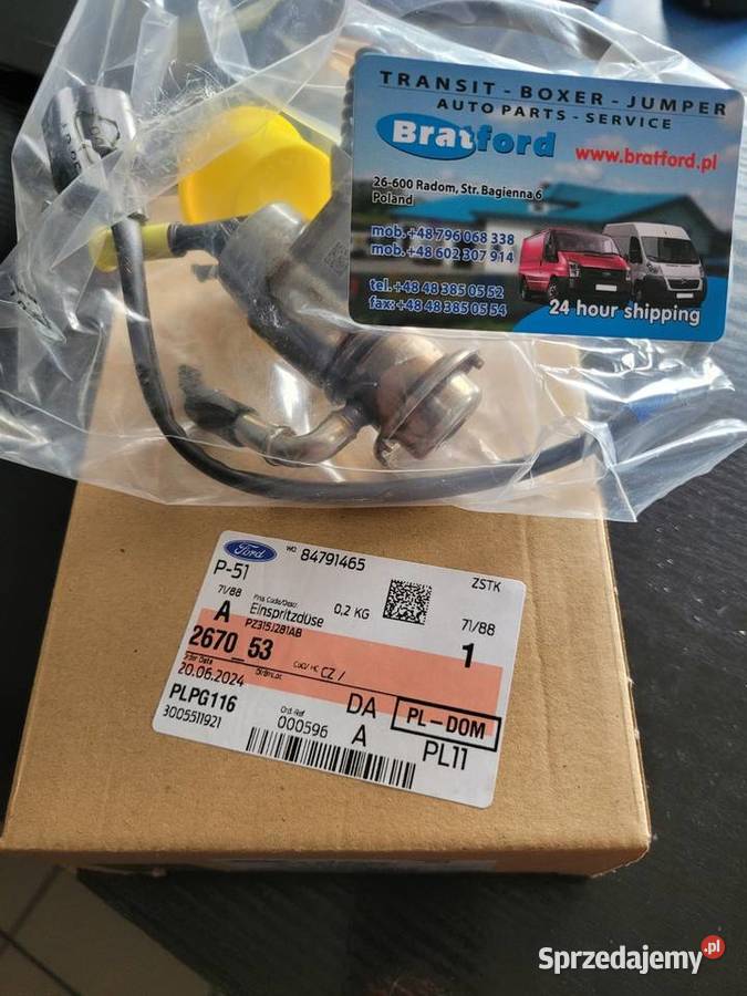 WTRYSK FORD TRANSIT 2670853 PZ315J281AB