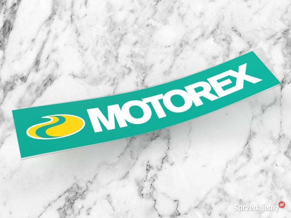 Naklejka MOTOREX 10 x 2 cross enduro lagi moto Choroszcz
