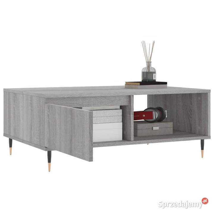 Stolik kawowy szary dąb sonoma 90x60x35 WM827058 mazowieckie Warszawa