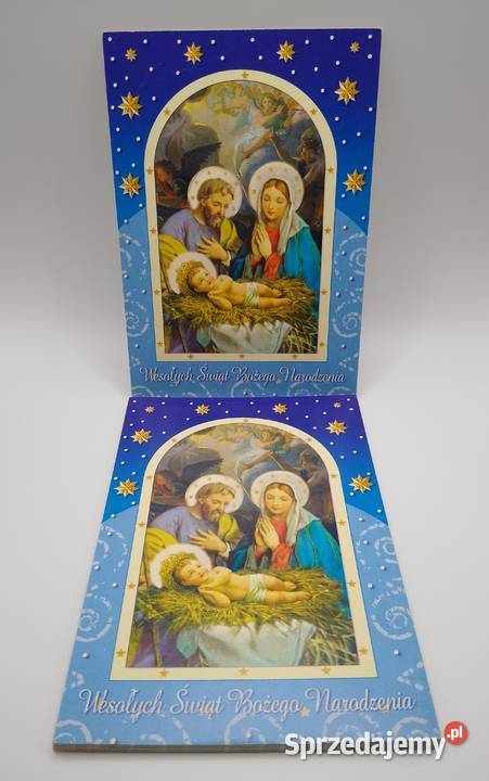 Kartka świąteczna Boże Narodzenie zestaw 14 Pan wielokolorowy sprzedam
