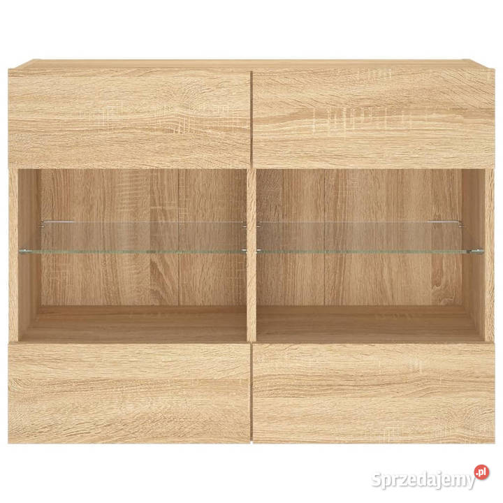 Ścienna szafka TV z LED dąb sonoma 785x30x605 Warszawa sprzedam