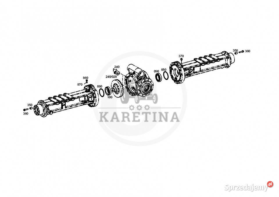 MTL 3015II Dyfer Dyferencjał Mechanizm Różnicowy Jastrzębniki