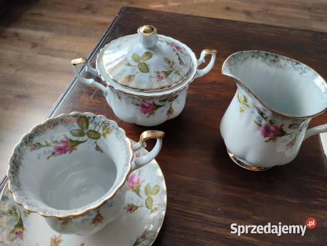 Porcelana PRL Chodzież Róża łódzkie Bełchatów