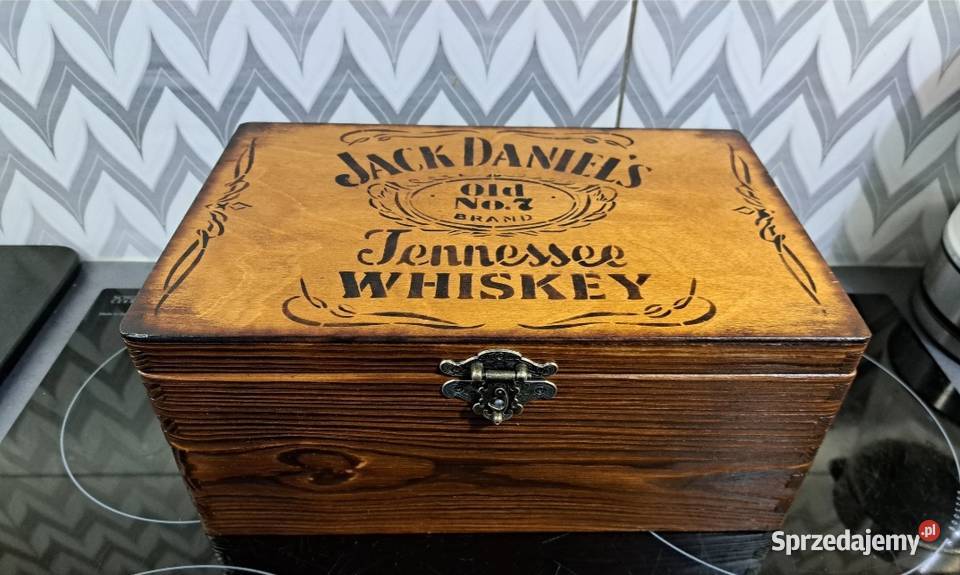Kuferek Jack Daniels opalany Kędzierzyn-Koźle sprzedam