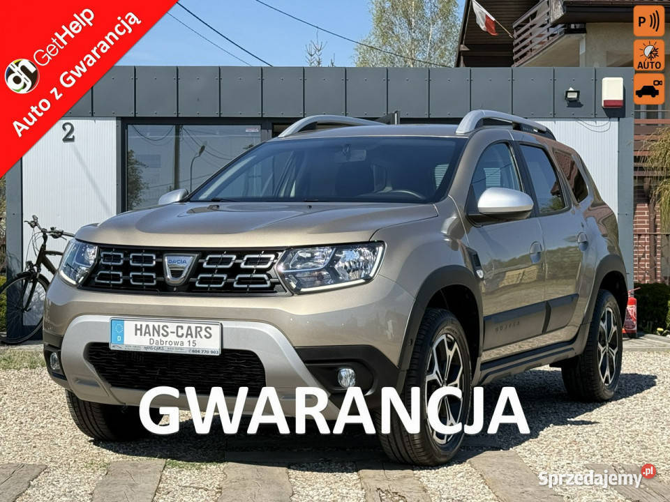 Dacia Duster gwarancjakamery 360Iwłsuper stan II Dąbrowa