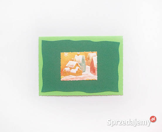 zielone kartki świąteczne boże narodzenie kartki łódzkie Łódź sprzedam