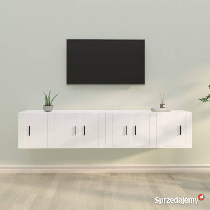 Zestaw 4 szafek telewizyjnych biały WM3188430 Warszawa