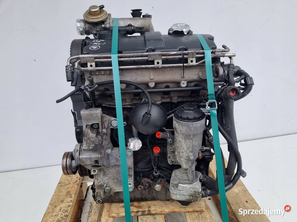 SILNIK KOMPLET VW Polo IV 19 TDI 101 0109r ATD Rudka