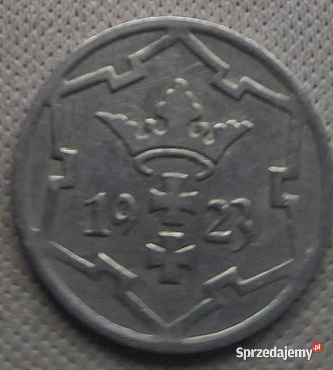 WOLNE MIASTO GDAŃSK5 FENIGÓW1923 rRANT GŁADKI Legionowo