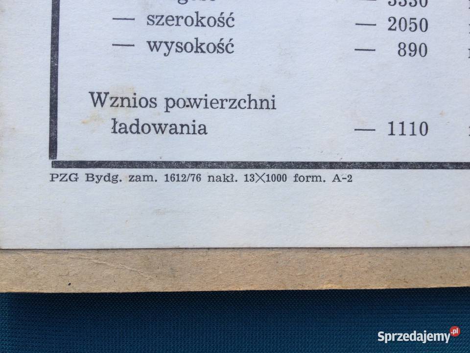 GAZ 66 tablica charakterystyka techniczna Warszawa