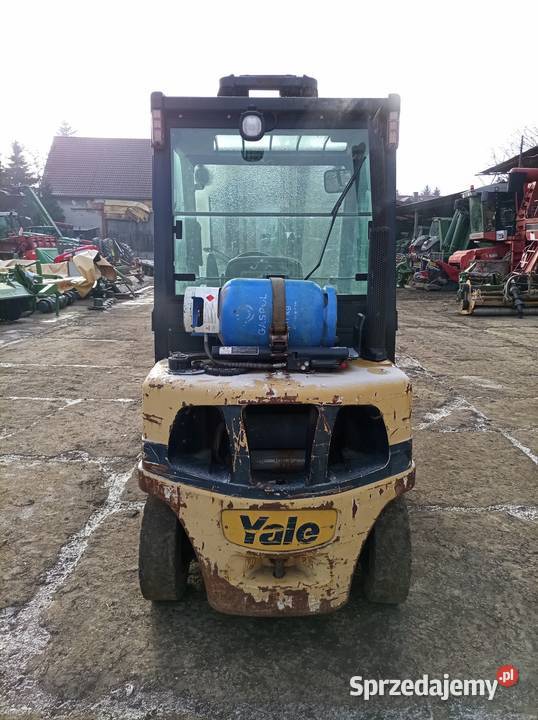 Wózek widłowy Yale gaz prezesów boczny Brzeg