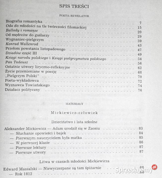 Adam Mickiewicz Stanisław Makowski Eligiusz Rok wydania 1992 Chełm