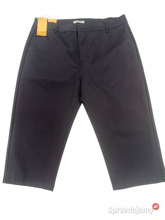 SPODNIE rybaczki DUNAKESZI cygaretki size42 pas czarny Pątnów