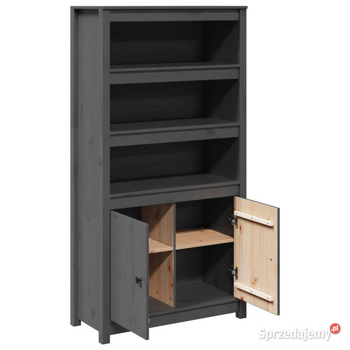 Szafka szara 80x35x154 lite drewno sosnowe mazowieckie Warszawa