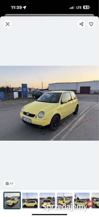 Vw lupo 14 benzyna 2000 Klimatyzacja Elektryka ESP Kielce