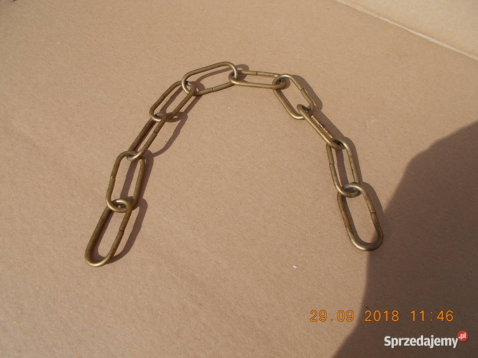 Łańcuch do lamp ładny kolor złoto malowane Warszawa