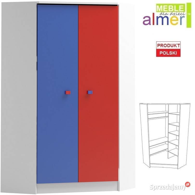 BRICKS N28 szafa narożna dziecięca 95x95 w177 Jastrzębie-Zdrój