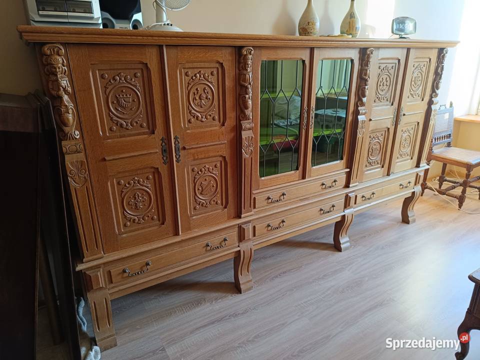 Piękne rzeźbione komody barki kredensy sprzedam