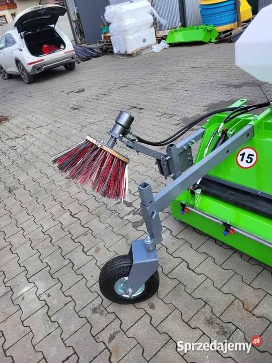 Zamiatarka z mocowaniem 3w1 do traktora wózek Łęczyca