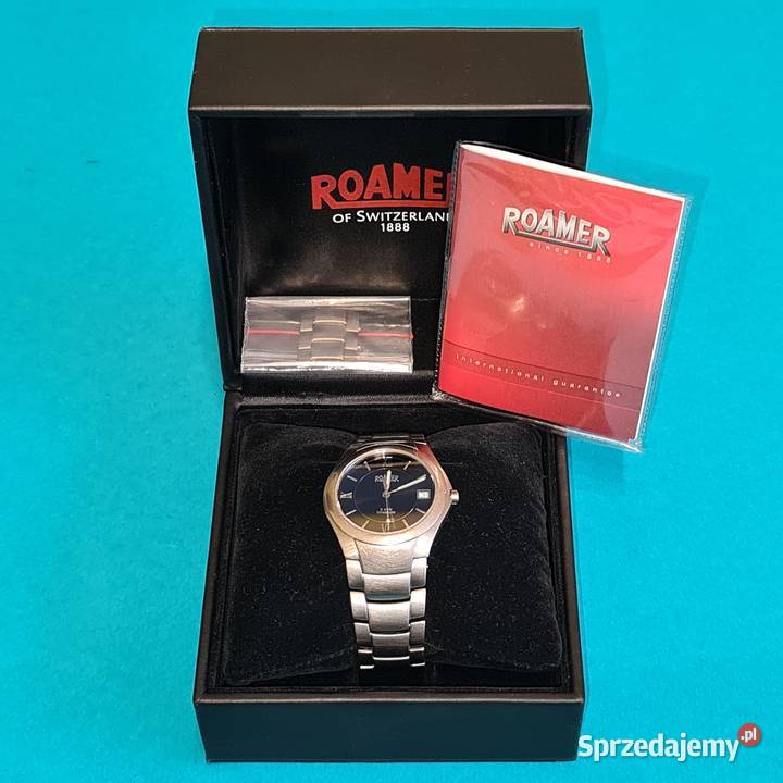 Roamer Tytan 5Atm Sapphire Made in Swiss Warszawa