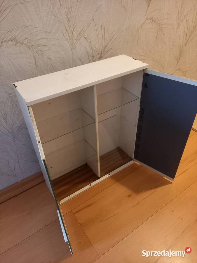 Szafka łazienkowa w kolorze białym Kraków