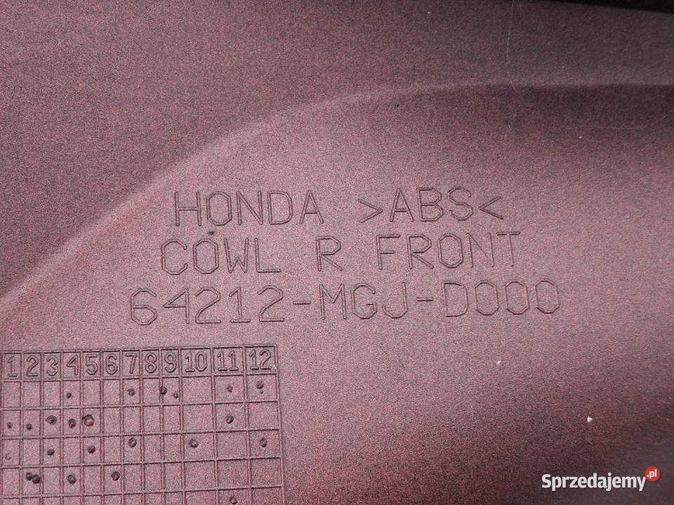 HONDA CBF1000 CBF 1000 BOCZEK PRAWY OWIEWKA Bieleń sprzedam