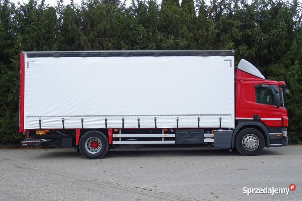 Scania P250 Euro 6 sypialna firanka 18pal winda