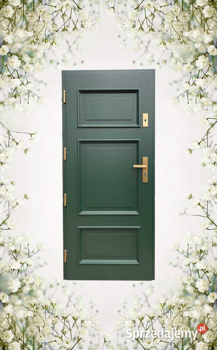 Drzwi Zewnętrzne Wejściowe Drewniane ANGIELSKIE