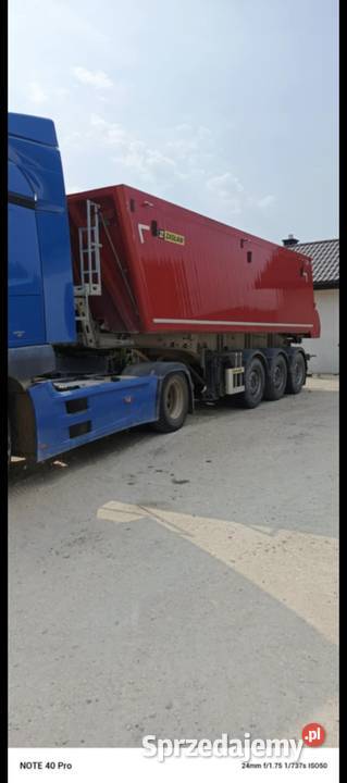 Naczepa wywrotka zaslaw 33m3 Motoryzacja Kodrąb