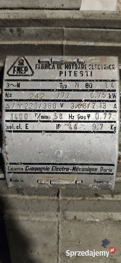 Silnik 3 fazowy 075kW Pozostałe Miechów
