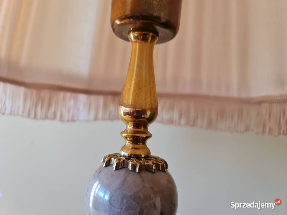 Lampa stołowa mosiądzmarmur Warszawa