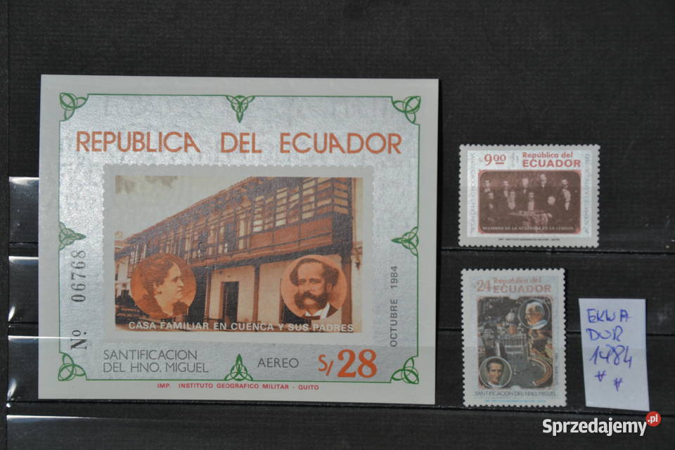 Znaczki Papież Jan Paweł II Ekwador II Ks Sobótka