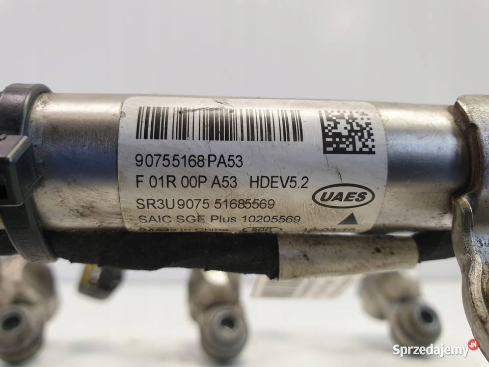 MG ZS 15 TGi LISTWA WTRYSKOWA Chełm