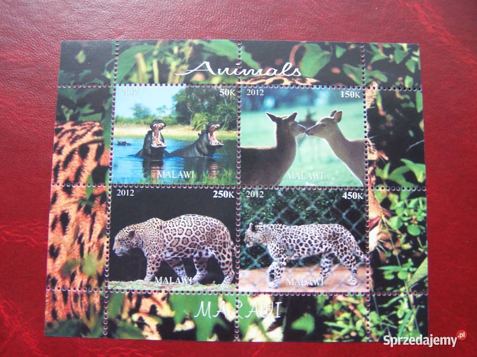 MALAWI 2012 MNH Dzikie Zwierzęta Afryki śląskie Tychy