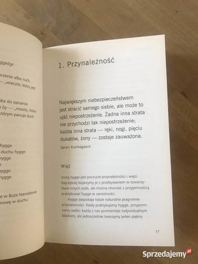 Księga Hygge zwolnić kochać i żyć szczęśliwie Gorzów Wielkopolski sprzedam