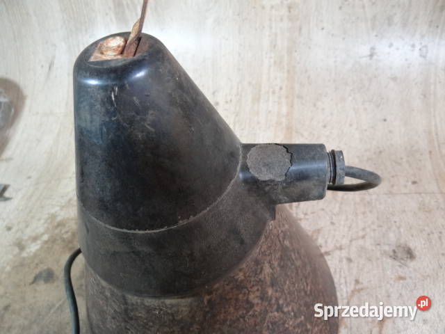 lampa wisząca Industrial loft fabryczna org DDR Lampy wiszące Żary