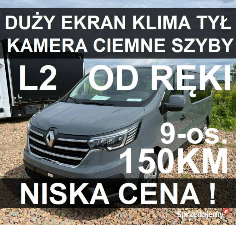 Renault Trafic L2 150 20 Niska Klim tył Czujniki Szczecinek