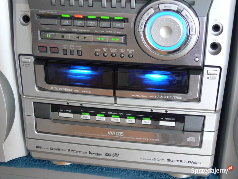 Potężna wieża Aiwa RDS AUX CD DOSTAWA podkarpackie Jasło
